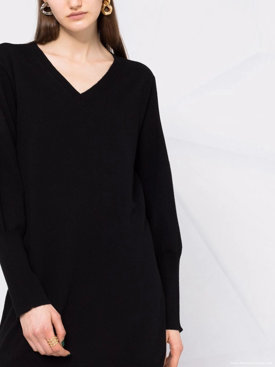 Affordable V-neck knit dress McCartney Women Stella 0804